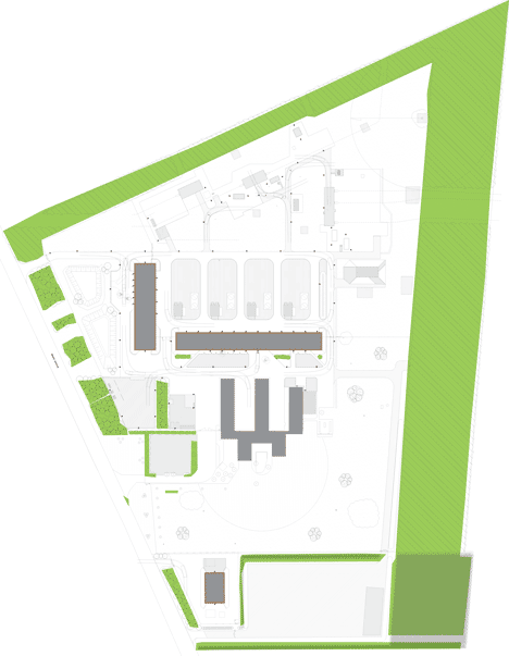 Plan of Kompressor Station Egtved by C.F. Moller