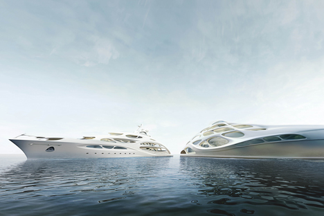 Superyachts by Zaha Hadid for Blohm+Voss
