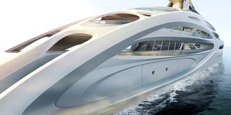 Superyachts by Zaha Hadid for Blohm+Voss