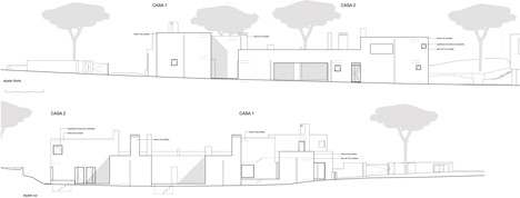 Three houses in Meco by DNSJ.arq