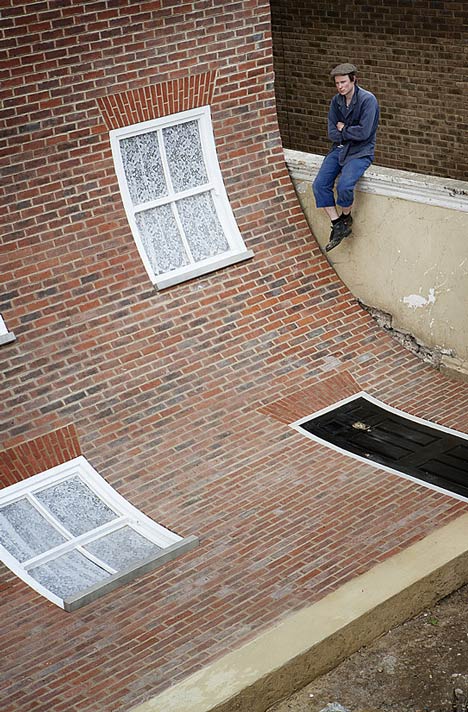 From the Knees of my Nose to the Belly of my Toes by Alex Chinneck