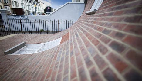 From the Knees of my Nose to the Belly of my Toes by Alex Chinneck