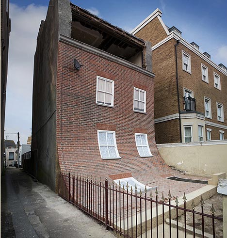 From the Knees of my Nose to the Belly of my Toes by Alex Chinneck