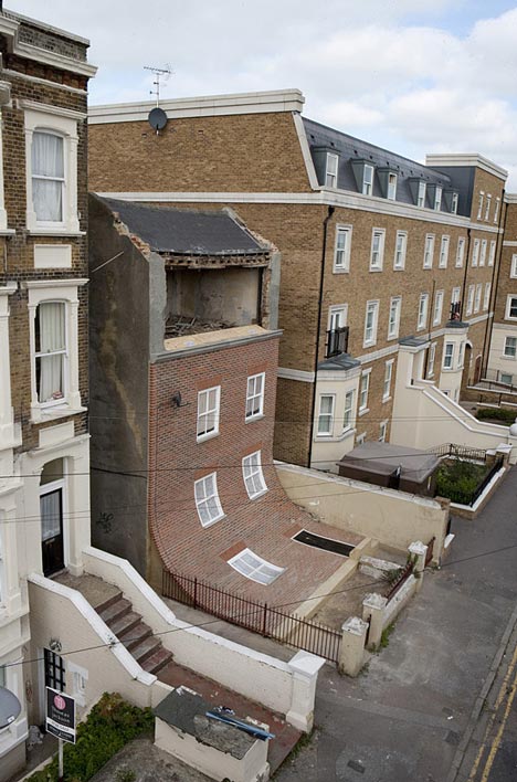 From the Knees of my Nose to the Belly of my Toes by Alex Chinneck