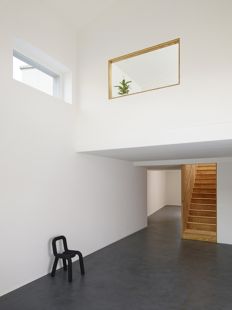 Apartment interiors with boxy wooden furniture by Big-Game