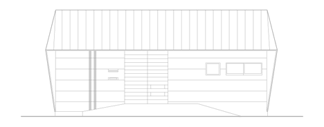 West elevation of Arboleda by Horibe Associates