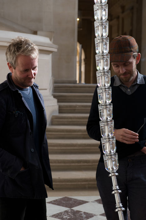 Gabriel Chandelier at the Chateau de Versailles by Ronan and Erwan Bouroullec