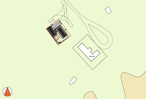 Site plan of House No.7 by Denizen Works