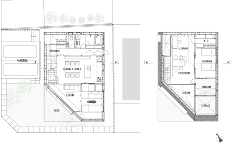 Shirasu house with volcanic soil brickwork by Aray Architecture