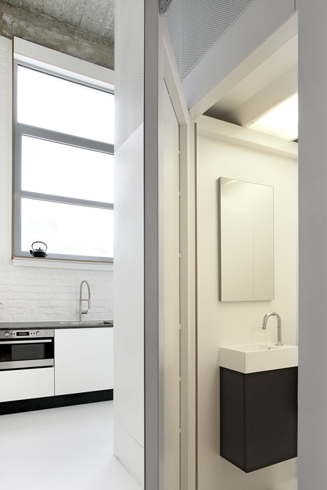 Loft FOR renovated apartment in Brussels by adn Architectures