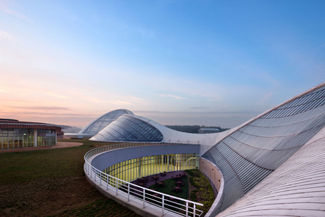 National Ecology Center botanic greenhouses by Grimshaw and Samoo