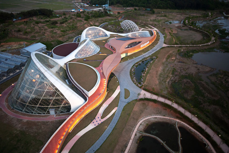 National Ecology Center botanic greenhouses by Grimshaw and Samoo