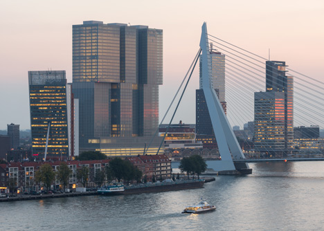 OMA completes De Rotterdam building