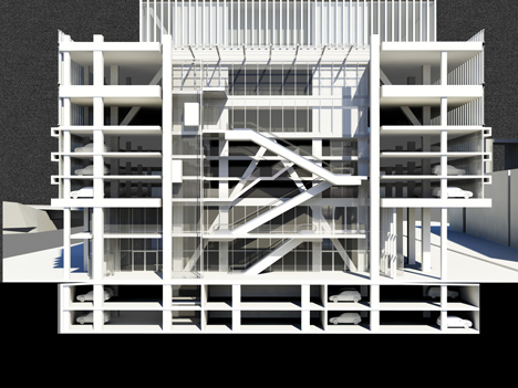 Section of OMA completes De Rotterdam building