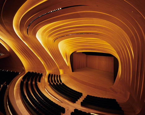 Heydar Aliyev Centre by Zaha Hadid photographed by Hélène Binet