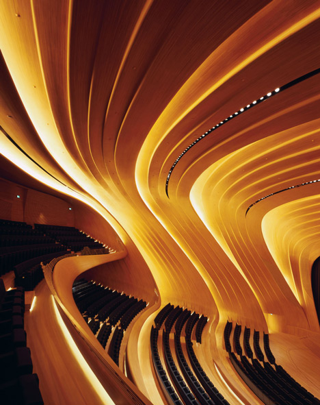 Heydar Aliyev Centre by Zaha Hadid photographed by Hélène Binet