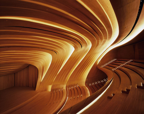 Heydar Aliyev Centre by Zaha Hadid photographed by Hélène Binet