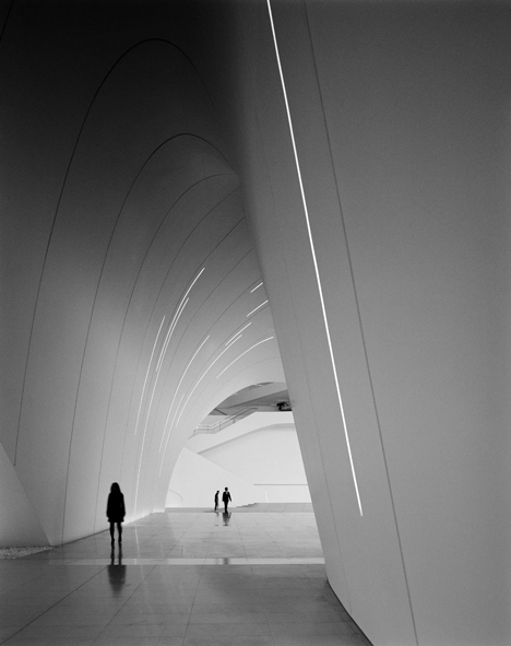 Heydar Aliyev Centre by Zaha Hadid photographed by Hélène Binet