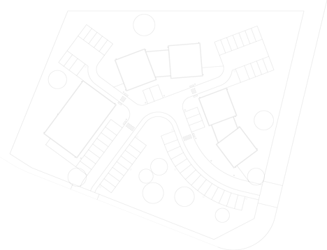 Site plan of Pole Sante Val de Cher by Oglo