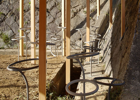 Roof and Mushrooms pavilion by Nendo and Ryue Nishizawa