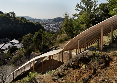 Roof and Mushrooms pavilion by Nendo and Ryue Nishizawa