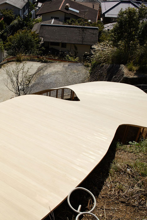 Roof and Mushrooms pavilion by Nendo and Ryue Nishizawa
