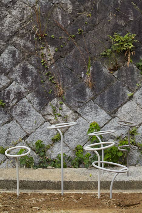 Roof and Mushrooms pavilion by Nendo and Ryue Nishizawa