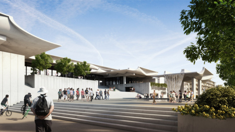 Schauspielhaus by Jørn Utzon for Zurich virtually constructed in realisticc renders by Virtual Design Unit