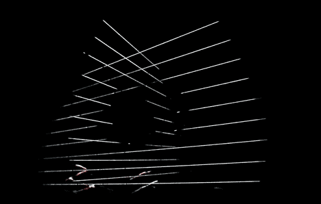 Sounds of Threads music visualisation by Bertrand Lanthiez created on strands of wool
