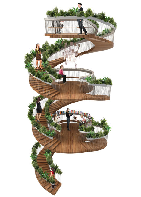 The Living Staircase by Paul Cocksedge