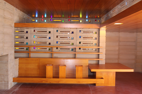 Unbuilt Frank Lloyd Wright house realised 74 years after it was designed