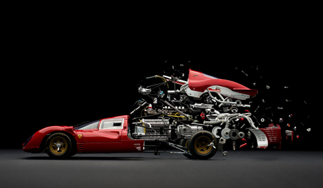Disintegrating and Hatch cars by Fabien Ofner