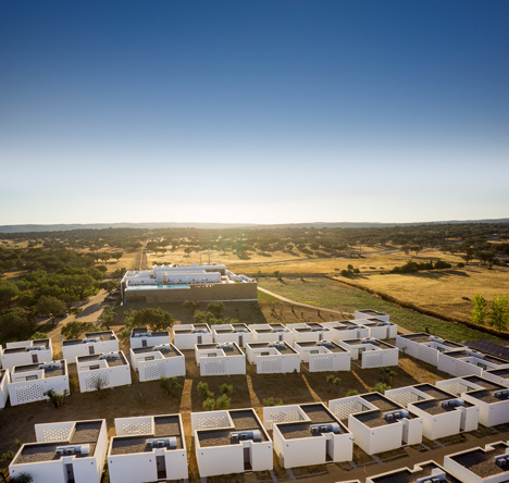 Cork-clad Ecork Hotel in Portugal by José Carlos Cruz