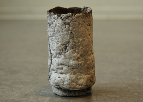 Furniture made from soil and baked like bread by Erez Nevi Pana