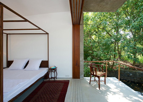 House on a stream by Architecture Brio