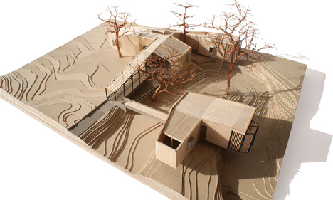 House on a stream by Architecture Brio