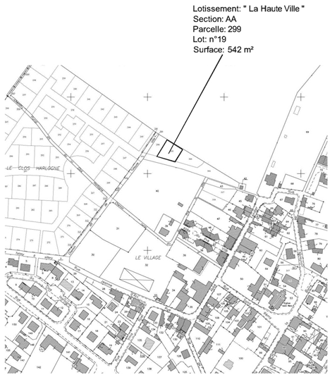 Site plan of Hump-shaped house blanketed by plants by Patrick Nadeau