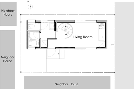 Long Window House by Another Apartment