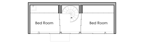Long Window House by Another Apartment