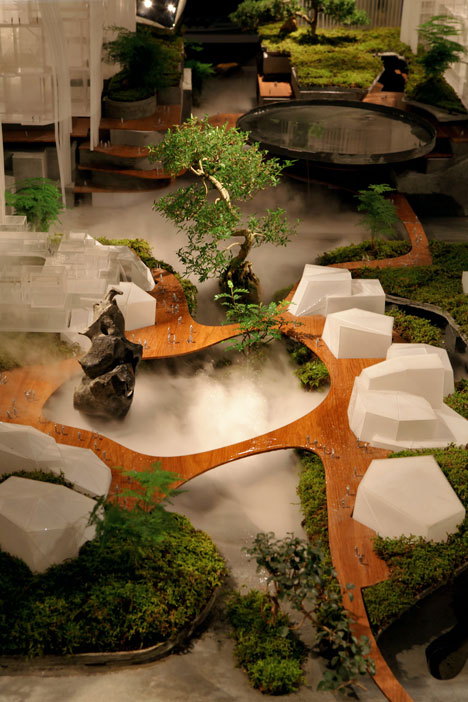 MAD's Nanjing masterplan features buildings designed to look like mountains