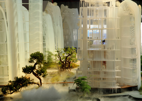 MAD's Nanjing masterplan features buildings designed to look like mountains