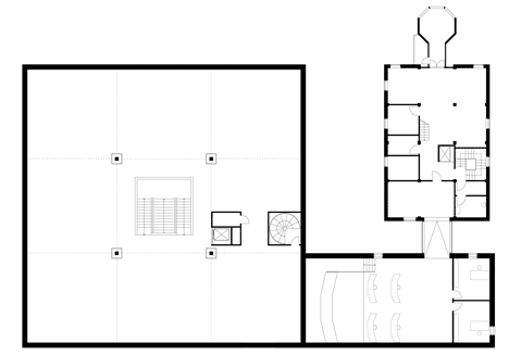 First floor plan of COBE and Transform complete the zigzagging Porsgrunn Maritime Museum