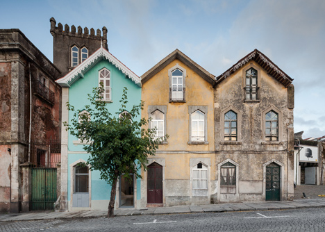 Portuguese townhouse meets Alpine chalet at this renovation by Tiago do Vale Arquitectos