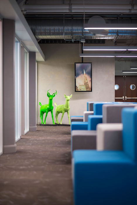 Twitter's colourful global headquarters by IA Architects and Lundberg Design