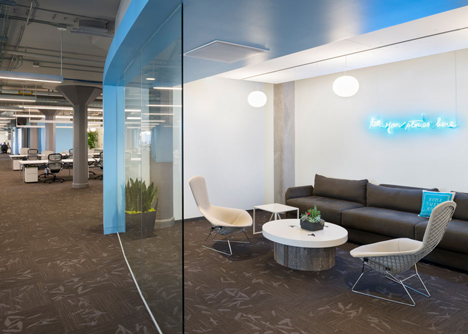 Twitter's colourful global headquarters by IA Architects and Lundberg Design