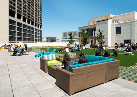 Twitter's colourful global headquarters by IA Architects and Lundberg Design