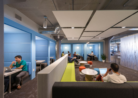 Twitter's colourful global headquarters by IA Architects and Lundberg Design