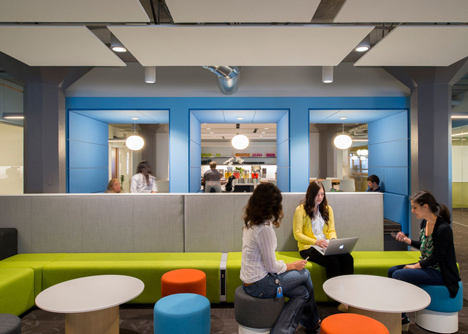 Twitter's colourful global headquarters by IA Architects and Lundberg Design