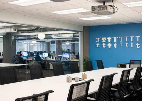 Twitter's colourful global headquarters by IA Architects and Lundberg Design