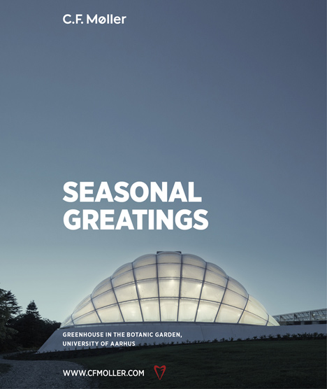 CF Moller christmas card